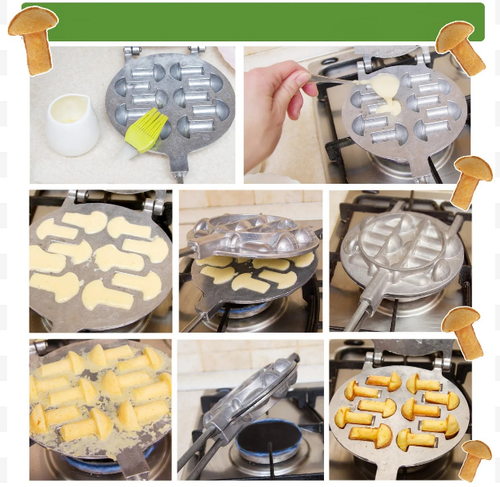 Nuovo piatto da forno funghi padella stoviglie russo URSS produttore di stampi biscotti Грибочки - Foto 5 di 5