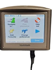 TomTom ONE 3rd Edition 1GB Unit Portable GPS Navigator W/ Car charger Bundle 