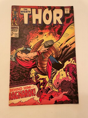 The Mighty Thor # 157 VF/NM Marvel Comic Book Loki Sif Odin Asgard 22 LI2