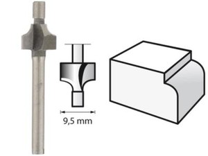Details About Dremel 612 Piloted Beading Router Bit Hss 9 5 Mm Piloted Beading Bit