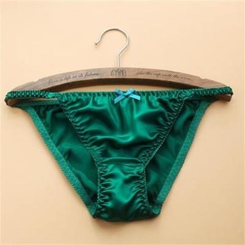2 Pairs Womens 100% Silk Panties Low-rise Bikini Underwear Nudies Knickers White - Picture 8 of 20