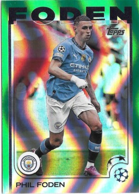 2024-25 Topps UEFA Club Competitions PHIL FODEN Green