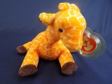 TY Beanie Baby 4068 Twigs the Giraffe DOB 5/19/95 3rd Gen Swing Tag