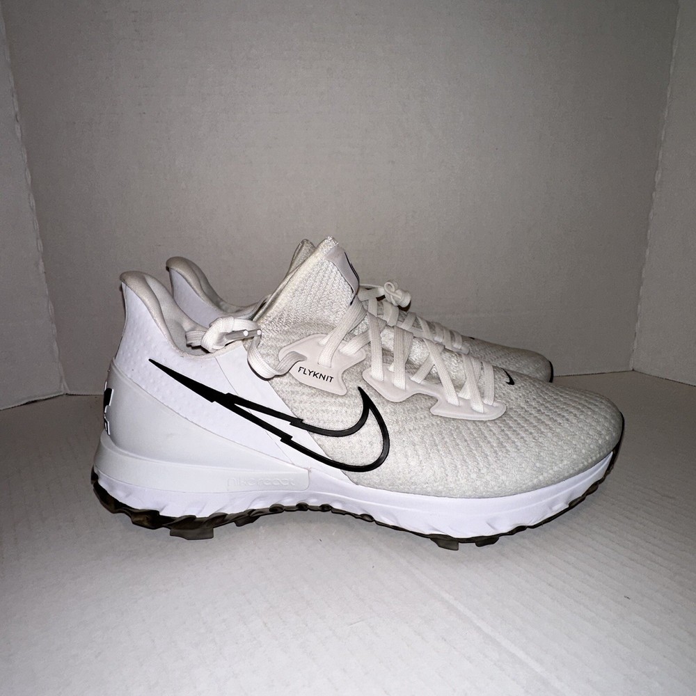 Nike Air Zoom Infinity Tour Golf Shoes White Black Men Size 9.5 New