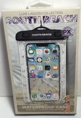 Luxe SOUTH BEACH iPHONE IPX8 WATERPROOF SMARTPHONES CASE Fits Most 6.7  NIP
