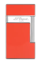 S.T. Dupont Slimmy Coral Lacquer & Chrome Lighter, 028006, 28006,  New In Box