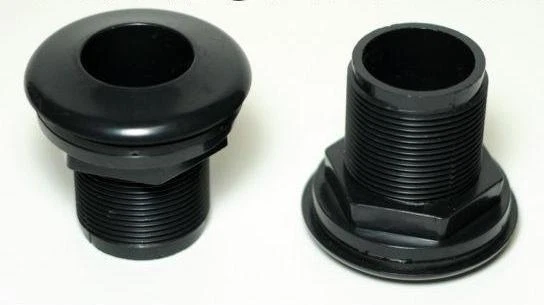 MODULAR MARINE BULKHEAD FITTING 1/2" .5" 3/4" .75" 1" 1-1/2" 1.5" 2" for aquariums and plumbing
