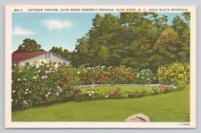 Postcard BM4 Outdoor Theater Blue Ridge Assembly Blue Ridge North Carolina