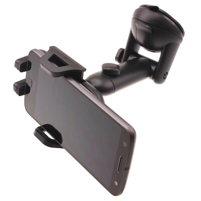 Dash Car Mount Windshield Holder Telescopic Cradle Swivel Dock for Cell Phones