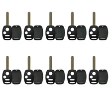 Remote Pad Key Fob Case Shell 3B Compatible with Honda Non Chip HO01 (10 Pack)