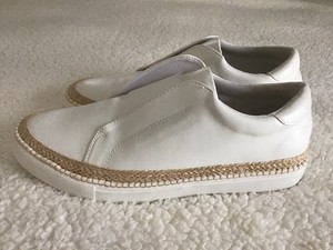 steve madden white slip on sneakers
