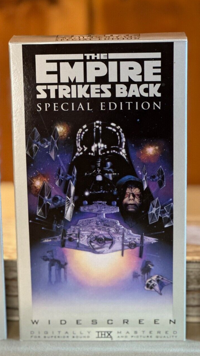 STAR WARS TRILOGY SPECIAL EDITION THX 1997 VHS SET, EMPIRE