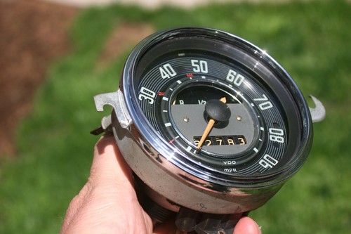68 1968 VDO VW Bug Beetle Vintage 90 MPH Speedometer - 113957023B - Dated 2.68 - Picture 11 of 13
