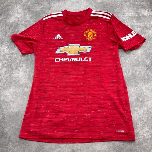 Adidas Shirt Damen groß rot CHEVROLET MANCHESTER UNITED KHOLER Aeroready