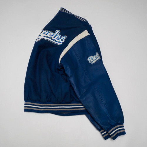 Los Angeles Dodgers JH Design ジャケット 4XL Los Angeles Dodgers Jeff Hamilton Leather Reversible Jacket