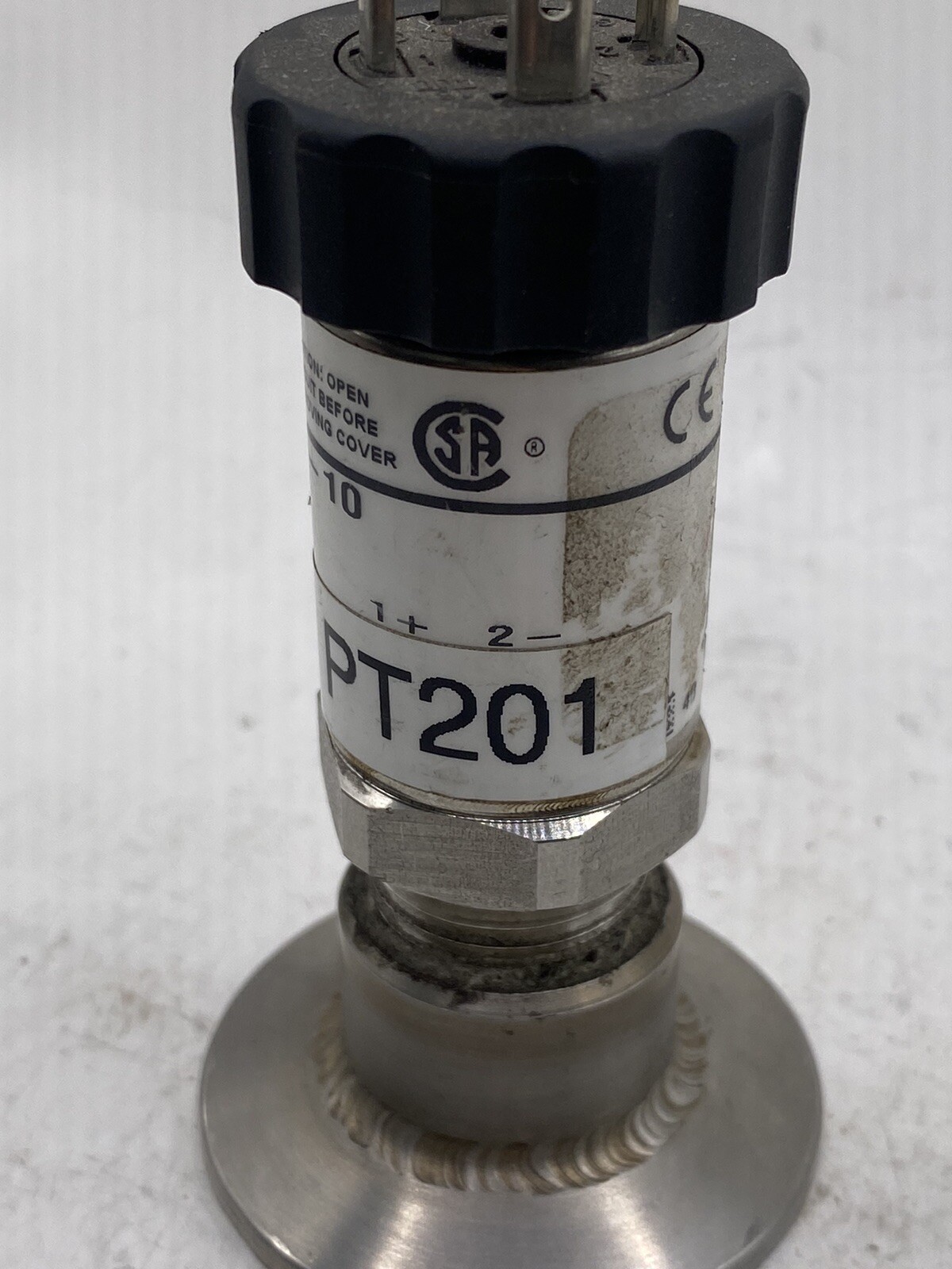 WIKA P # 8367656 Pressure Transmitter, 0-50 INWC, 4-20mA Output, 10 ...