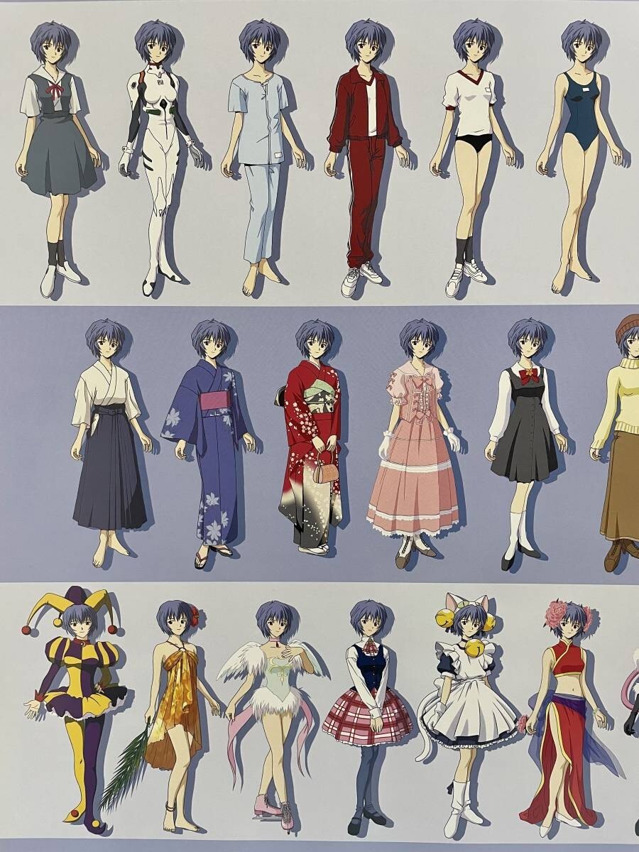 Evangelion Rei Ayanami Ayanami Training Plan Promotion B2 Poster