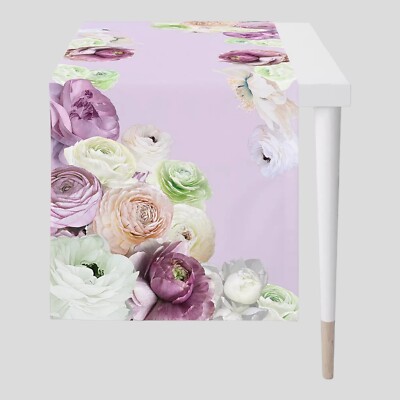 APELT TISCHLÄUFER 6802 col 90 HAPPY VALENTINE Digitaldruck 48x140cm SALE