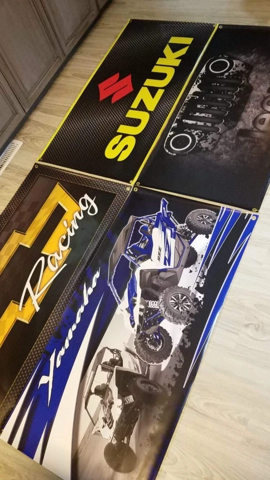 Banner de garaje de vinilo mecánico CADILLAC XLR V STS SLS DTS XTS CTS ATS personalizado Foto 3 de 4