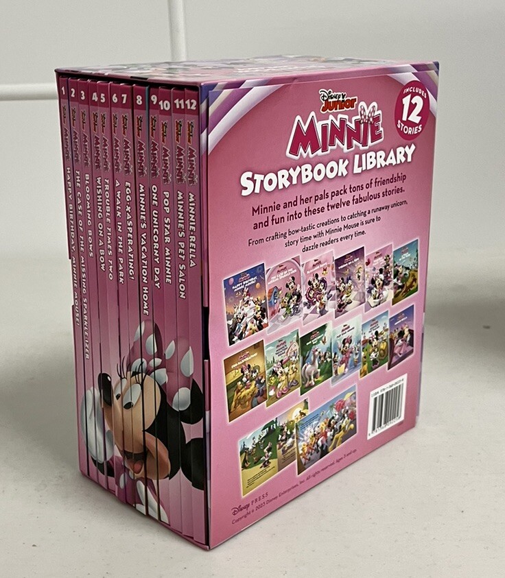 Disney Junior Minnie Storybook Library 12 Book Set Brand New! | eBay