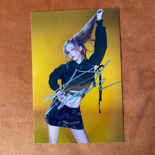 aespa WINTER Autographed Signed Photo Whiplash K-POP Collection 4*6 2024 - Afbeelding 5 van 9