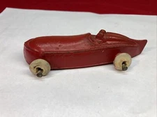 Vintage The Sun Rubber Company Rubber Toy Car #104 Speedster Old Beauty!