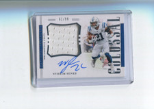 2018 Panini National Treasues Colossal Nyheim Hines Auto Rookie Jersey 61/99