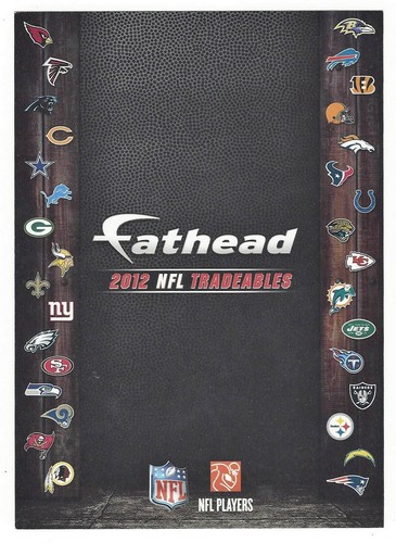 MATT FORTE FATHEAD TRADEABLES TULANE GREEN WAVE CHICAGO BEARS STICKER 2012 #24 - Picture 2 of 3