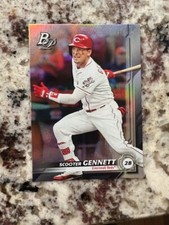 2019 BOWMAN PLATINUM CARD CINCINNATI REDS SCOOTER GENNETT #82