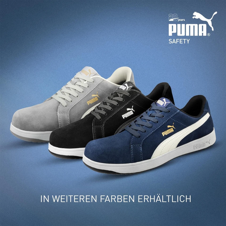 Puma Safety Iconic LOW S1PL ESD Herren Damen Sicherheitsschuhe Arbeitsschuhe - Bild 4 von 4