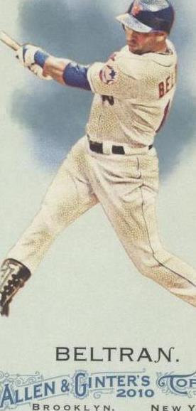 2010 Topps Allen & Ginter's - Carlos Beltran #40 - 1 of 1