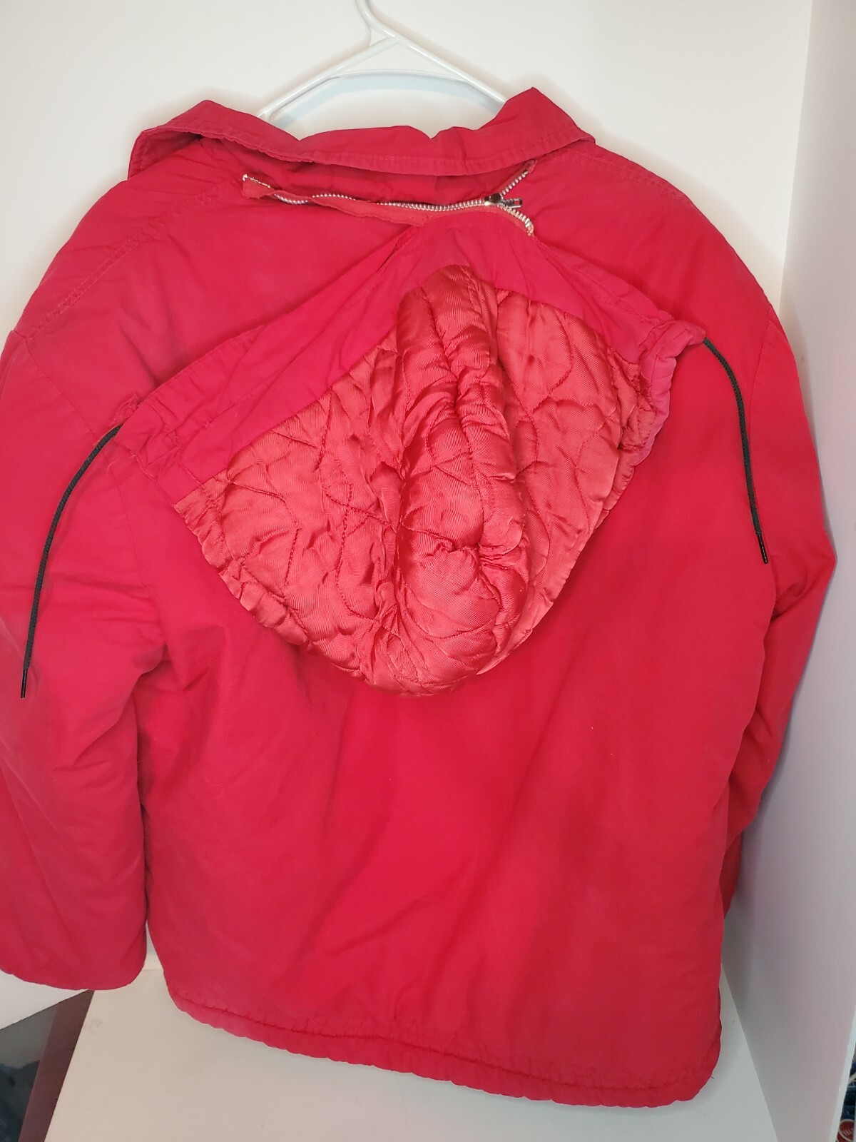 Timber King Work Jacket. Red with red lining and grey… Gem