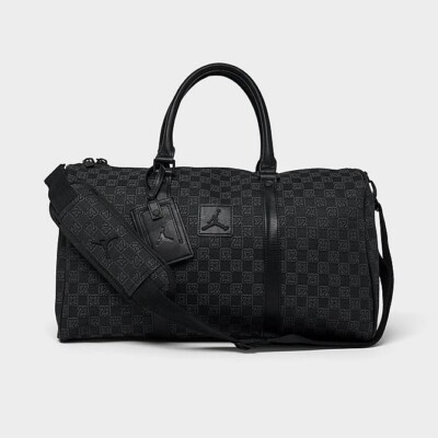 $125 Nike Air Jordan Monogram Logo Jacquard Duffle Luxury