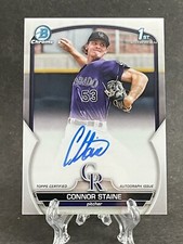 2023 Bowman Chrome Connor Staine 1st Bowman Auto Rockies Colorado #CPA-CSE