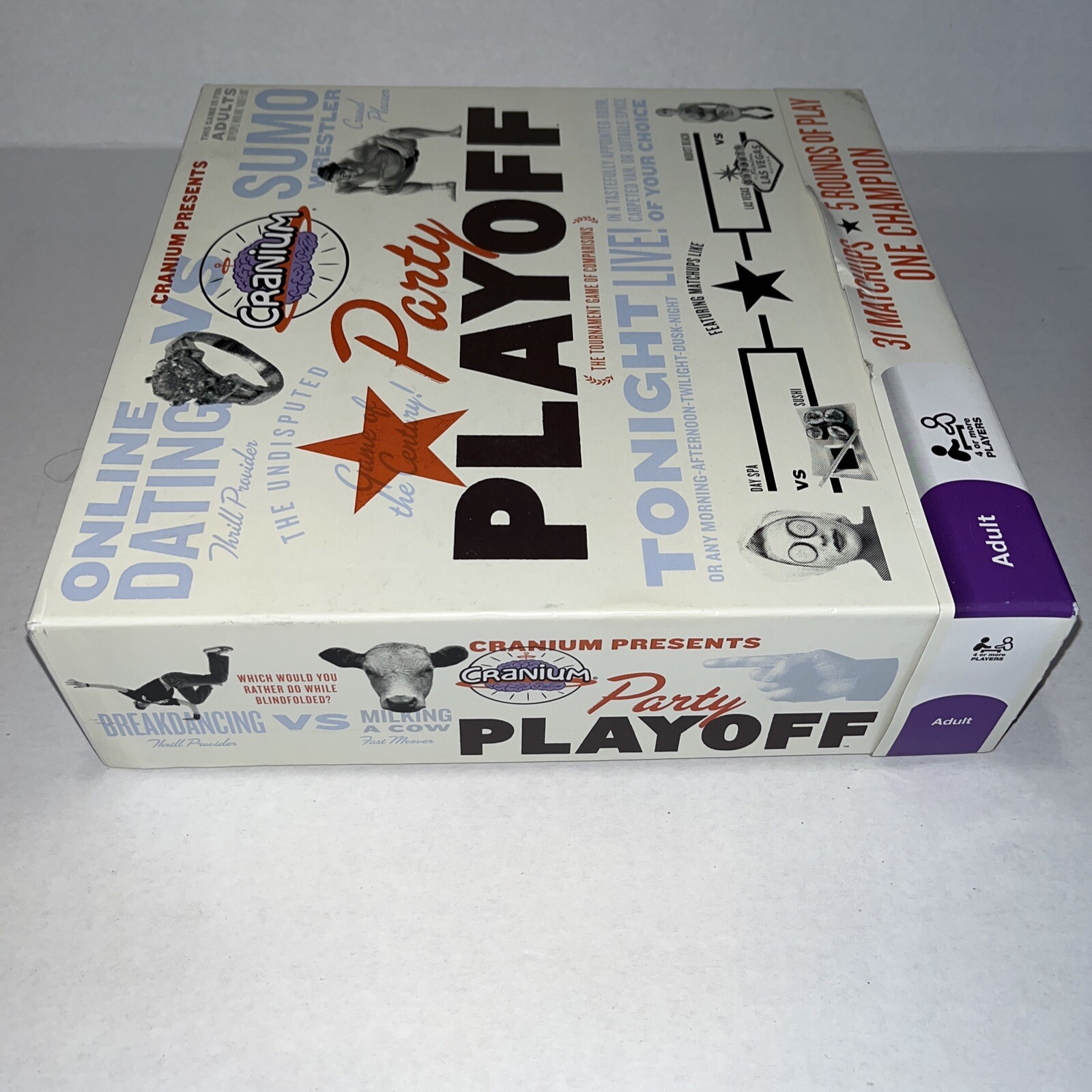 Cranium Party Playoff The Tournament Game Of Comparisons Hasbro Adult Board  New | eBay