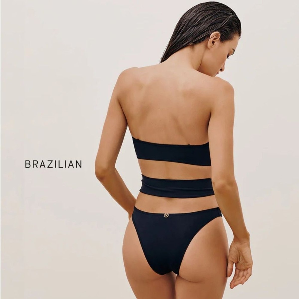 Vix Swimwear ワンピース 水着 カットアウト スイムウエア 黒 NWT VIX Kim Cut Out Brazilian One Piece Designer Swimsuit