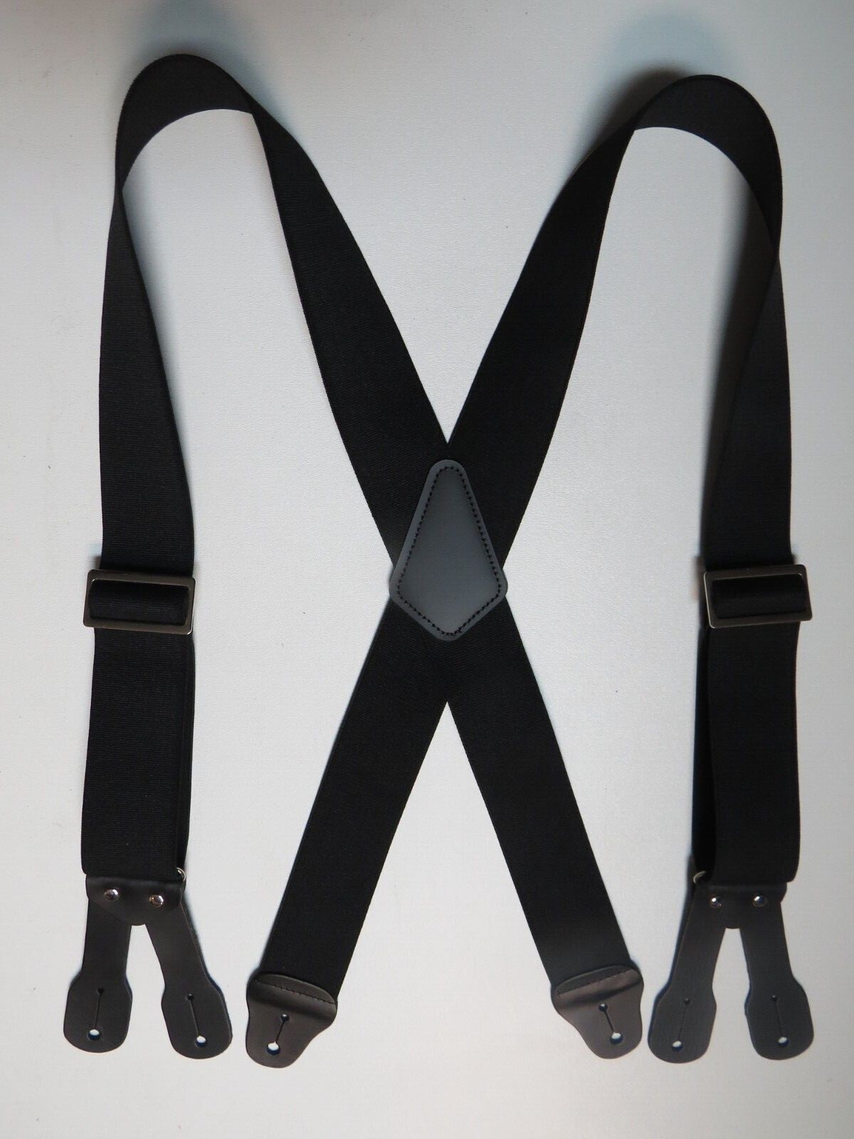 Men's Suspenders X Style, Heavy Duty Material, Industrial Clip, USA