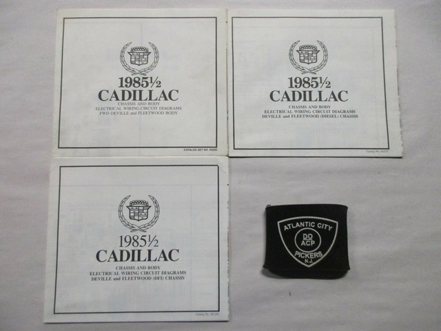 1985 1 2 Cadillac Deville Fleetwood Electrical Wiring