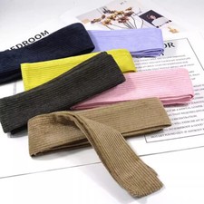Women Men Corduroy Belt Waistband Retro Soft for Coat Jacket Tie Accessory
