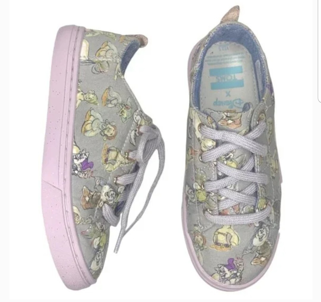 TOMS X Disney Seven Dwarves Sneakers Size  3