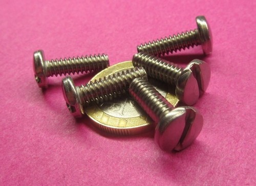 Bindekopf Schlitz Maschinenschraube 18-8 rostfrei, 10-24 x 0,625" Länge 50 Stück - Bild 9 von 13