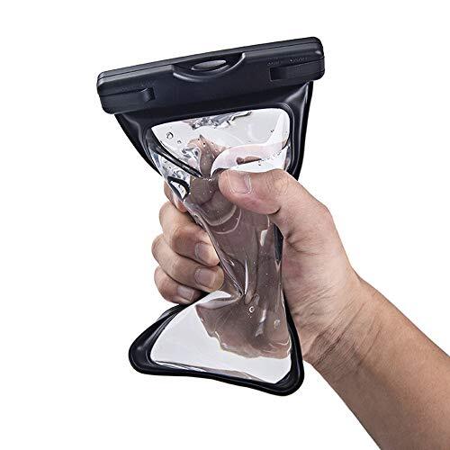 Upgraded Universal Waterproof Case, 2 Pack Waterproof Phone Pouch Black&White - Picture 3 of 7