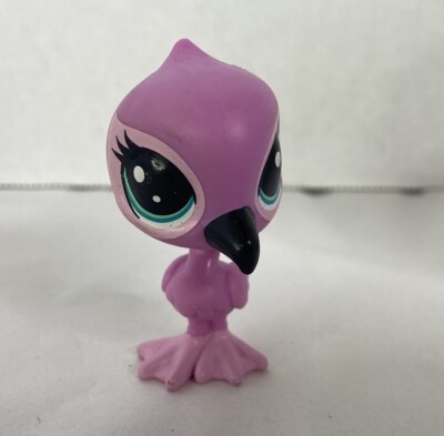 Littlest Pet Shop LPS 1-76 Bella Flamenco Pink Flamingo Authentic Figure Hasbro