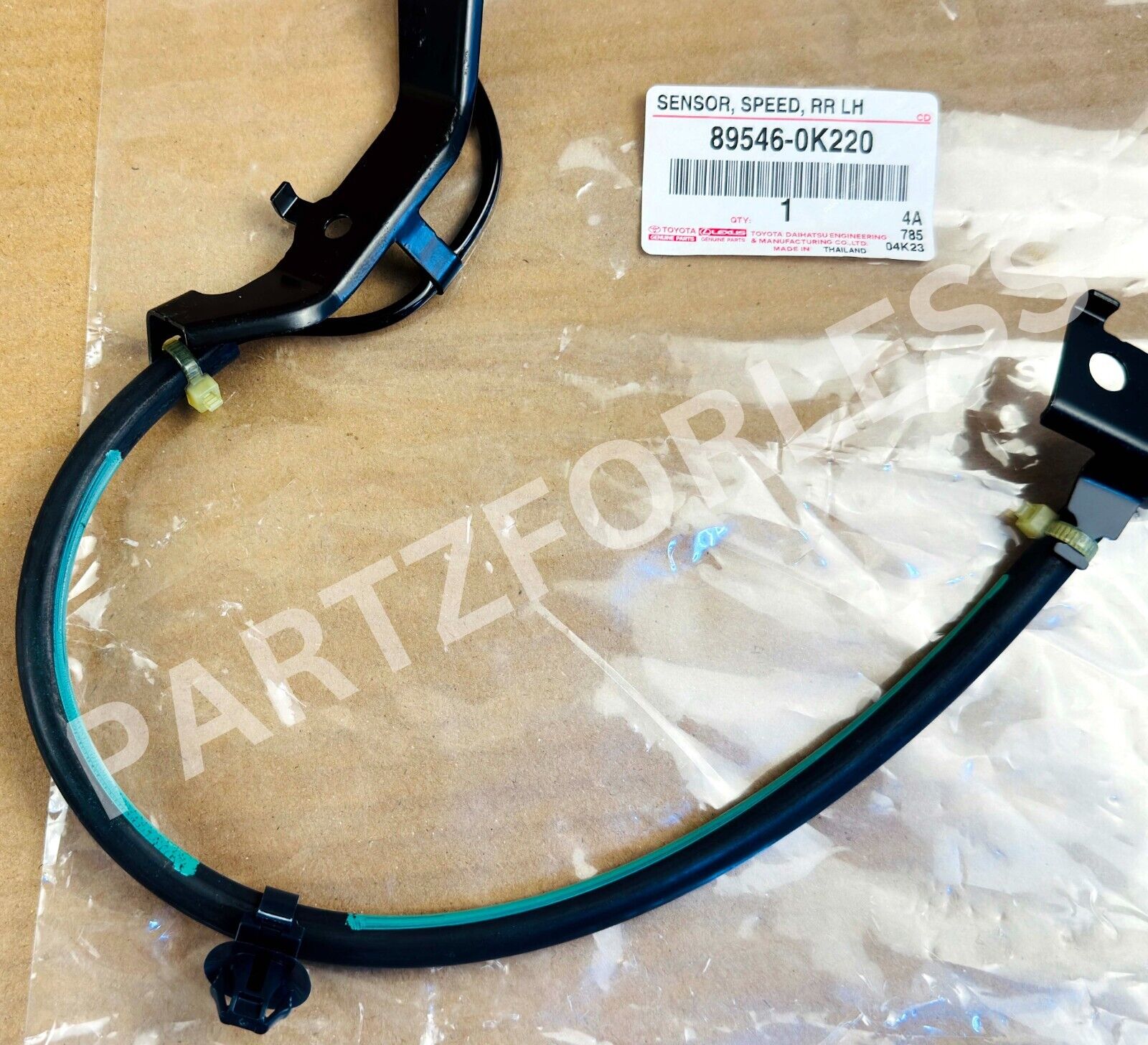 89546-0K220 TOYOTA GENUINE Hilux SENSOR, SPEED, REAR LH 89546-0K220 TOYOTA GENUINE Hilux SENSOR, SPEED, REAR LH