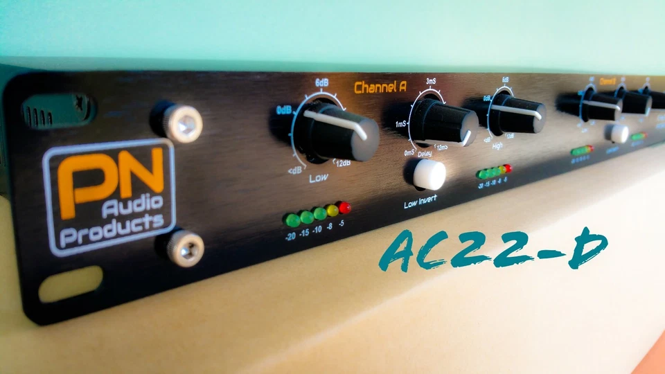 Active Crossover 2 Way Stereo by PN Audio AC22-D , (90Hz *2) BSS360 Cards Inside - Image 2 of 4