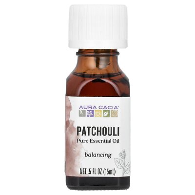 Pure Essential Oil, Patchouli, 0.5 fl oz (15 ml)