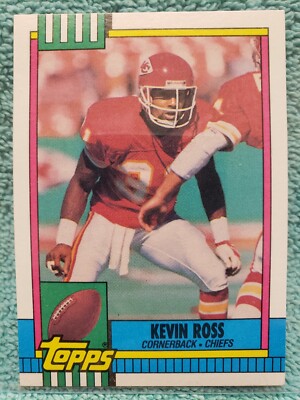 1990 TOPPS KEVIN ROSS #256 KANSAS CITY CHIEFS