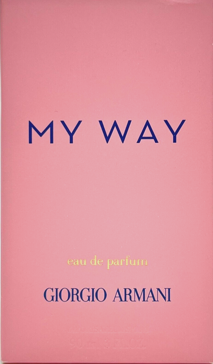 GIORGIO ARMANI MY WAY EAU DE PARFUM SPRAY FOR WOMEN 3.0 Oz / 90 ml