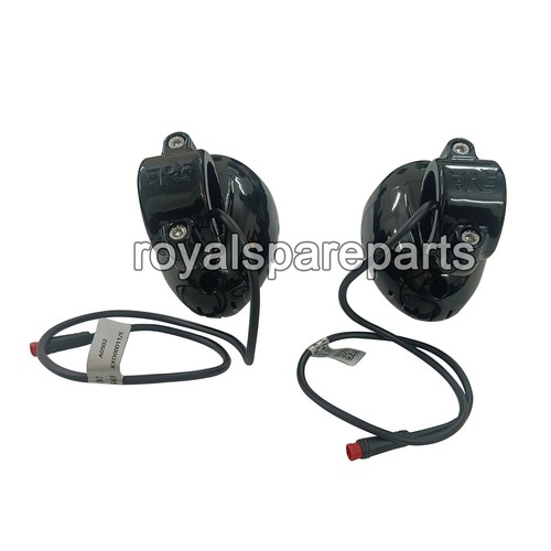Fari Nebbia Ausiliari LED Neri Per Royal Enfield Shotgun 650 E Super Meteor 650 - Picture 4 of 5