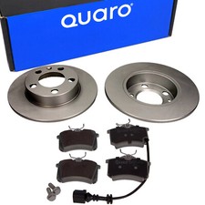 QUARO Bremsscheiben + Bremsbeläge Hinten für SEAT Ibiza 3 VW Polo 9A 9N 6V2 9N2